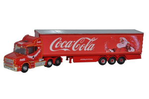 NTCAB007CC Oxford Diecast Scania T Cab Lorry - Coca Cola