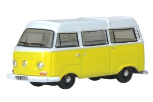 NVW016 Oxford Diecast VW T2 Bay Window Camper Saturn YellowWhite