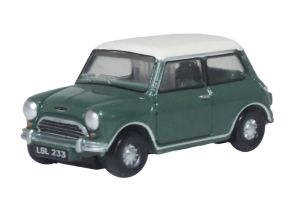 120MN003 Oxford Diecast Mini Almond GreenOld English White