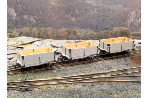 OR161 Peco GVT Open Wagons x 3 Laser Cut Kit