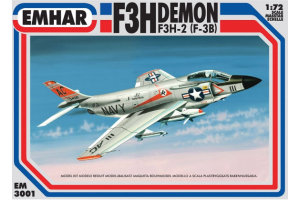 PKEM3001 Emhar US Navy F3H Demon Jet Fighter Aircraft