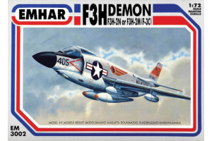 PKEM3002 Emhar US Navy F3H 2M/2N Demon Jet Fighter Aircraft