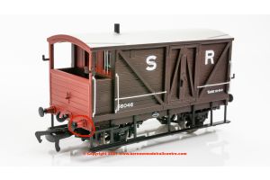 SB003-004 LSWR Road Van Buffer Shank - Red - ribbed shank