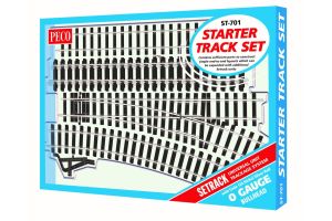 ST-701 Peco Setrack Starter Set Code 124 Bullhead rail