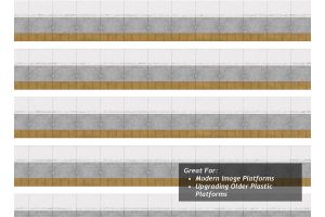 TX212 Scale Model Scenery Network Rail Platform Edge Coping