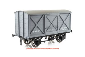 K7010C Kernow Models LSWR Diag 1410 Covered Van number 1213 in SDJR Grey livery - Era 2
