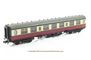 376-251B Graham Farish LNER Thompson Third Corridor Coach number E1513E in BR Crimson  Cream livery