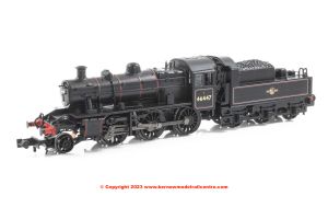 372-628A Graham Farish LMS Ivatt 2MT Steam Loco number 46447 in BR Lined Black with Late Crest