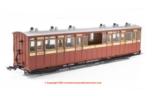 LHT-7NP-009 Lionheart Trains Open 3rd Coach number 8 - Lynton  Barnstaple 1897 - 1901
