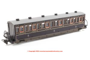 GR-620A Peco FR Long Bowsider Bogie Coach - Victorian Purple Brown 19