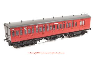 4P-020-501 Dapol GWR Toplight Mainline  City Brake 2nd Coach number 3757 - BR Maroon - Set 6
