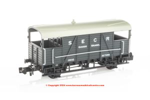 378-025 Graham Farish SECR 25T Dance Hall Brake Van SECR Grey