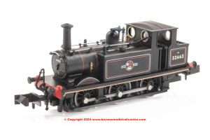 2S-012-017 Dapol 0-6-0 Terrier A1X Steam Locomotive number 32662 in BR Black livery with Late Crest