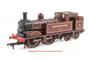 909504 Rapido Metropolitan Railway E Class Steam Loco number 1 - Metropolitan Livery as seen between 2013 and 2020