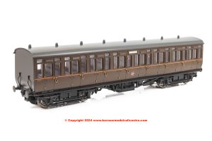 4P-020-411 Dapol GWR Toplight Mainline  City All Third Coach number 3909 - GWR All Brown - Set 5