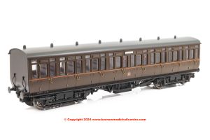 4P-020-412 Dapol GWR Toplight Mainline  City All Third Coach number 3910 - GWR All Brown - Set 5
