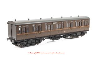 4P-020-422 Dapol GWR Toplight Mainline  City Composite Coach number 7910 - GWR All Brown - Set 5