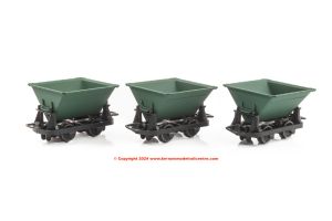GR-333 Peco Hudson V Skip Wagons - Green