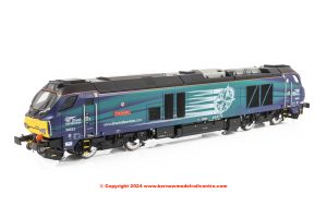 4D-022-026S Dapol Class 68 Diesel - 68 033 The Poppy - DRS