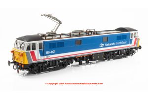 GM4240303 Heljan Class 864 Electric Locomotive number 86 401 in Network SouthEast livery
