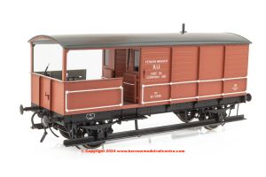 7F-300-009 Dapol GWR Diagram AA21 Toad Brake Van - W17390 - BR Bauxite - Tetbury Branch