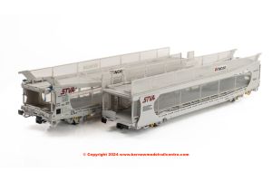 38-251K Bachmann IPA Twin Double Deck Car Transporter STVA Grey