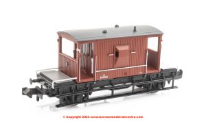 377-525G Graham Farish BR 20 Ton Brake Van number B951011 - BR Bauxite Early
