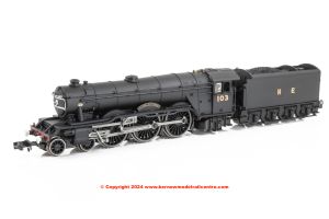 2S-011-002 Dapol Class A10 Steam Locomotive number 103 named Flying Scotsman in NE Wartime Black livery