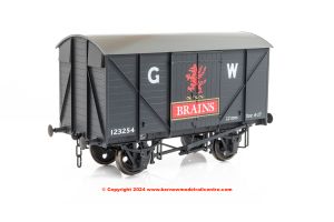 7F-066-006 Dapol Great Western Standard 12T Van Grey BRAINS SA