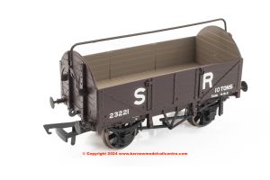 SB009S LBSC Diagram 1369 5 plank open wagon SR Pre 1936 brown
