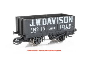 TTR7021P Peco 7 Plank Open Wagon - number 15 - J W Davison