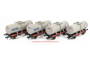 1156 Heljan 35 Ton A Tank Wagon Pack - ESSO GreyRed - Nos. 4022408843054306 - Era 567