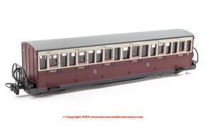 GR-602B Peco FR Short Bowsider Bogie Coach - Red  Cream No.18