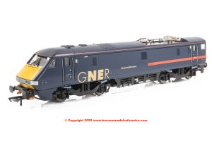 R30424 Hornby Class 91 Bo-Bo Electric Locomotive number 91 124 Reverend W Awdry - GNER Blue - Era 9