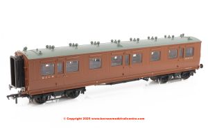 39-871A Bachmann LNWR 50ft Arc Roof Third Corridor MGN Brown