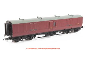 39-893 Bachmann LNWR 50ft Arc Roof Full Brake LMS Crimson Lake