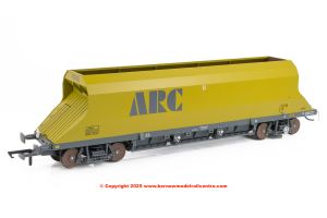 4F-081-002 Dapol P  D JHA End Hopper Wagon number 17918 - ARC Olive  Grey
