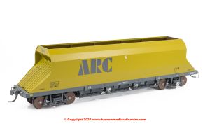 4F-081-102 Dapol P  D JHA Middle Hopper Wagon number 19841 - ARC Olive Grey