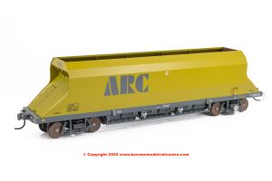 4F-081-103 Dapol P  D JHA Middle Hopper Wagon number 19853 - ARC Olive Grey
