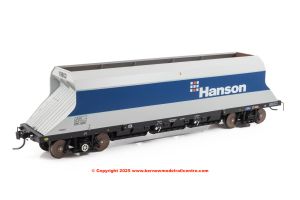 4F-081-104 Dapol P  D JHA Middle Hopper Wagon number 19802 - Hanson Blue  Grey