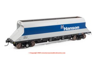 4F-081-105 Dapol P  D JHA Middle Hopper Wagon number 19811 - Hanson Blue  Grey