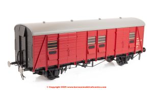 9151 Heljan PMV number S1058S - BR Crimson uneven planks - ERA 4