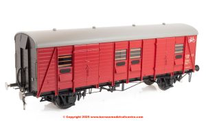 9156 Heljan PMV number S1282S in BR Crimson - Cycle Van