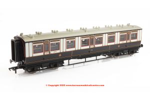 39-870A Bachmann LNWR 50ft Arc Roof Corridor Third Coach number 2374 - LNWR Dark Claret  White