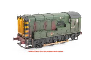 35-926 Bachmann Class 08 Diesel Shunter number 08 923 - BR Green - Wasp Stripes - weathered