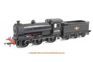 OR76J26003 Oxford Rail LNER J26 Steam Locomotive number 65736 in BR livery with Late Crest