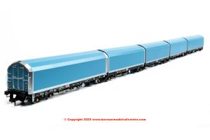 RT-OO-WIA-401B Revolution Trains 5-car Arbel WIA car carrier with RfD squadron branding. Wagon 85 70 4971 022-4