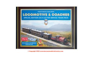 GR1006 Peco Little Giant Locomotive  Special Edition Ffestiniog Railway Letter Service Train Pack