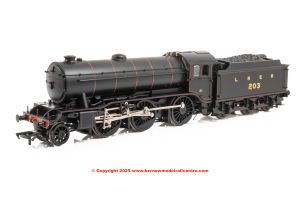 32-279B Bachmann LNER K3 Steam Loco number 203 - LNER Lined Black with Flared Tender