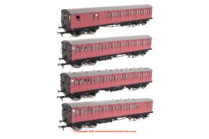 E86023 EFE Rail LBSCR 54ft Isle of Wight 4-Coach Pack BR Crimson